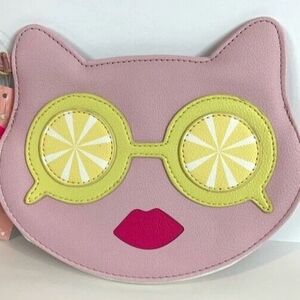 Betsey Johnson Cat with Sunglasses Wristlet